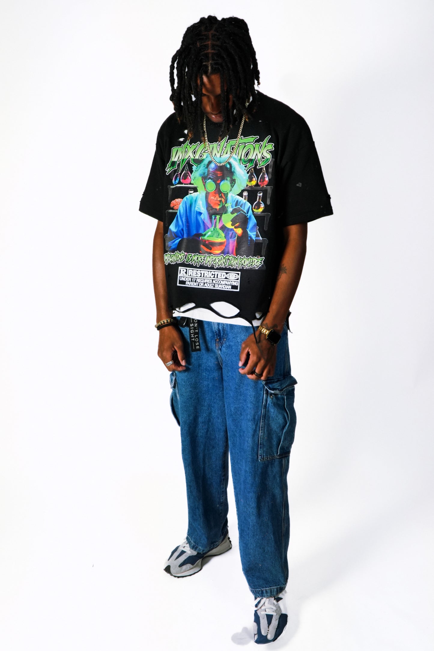 "In the lab" Oversize Tee
