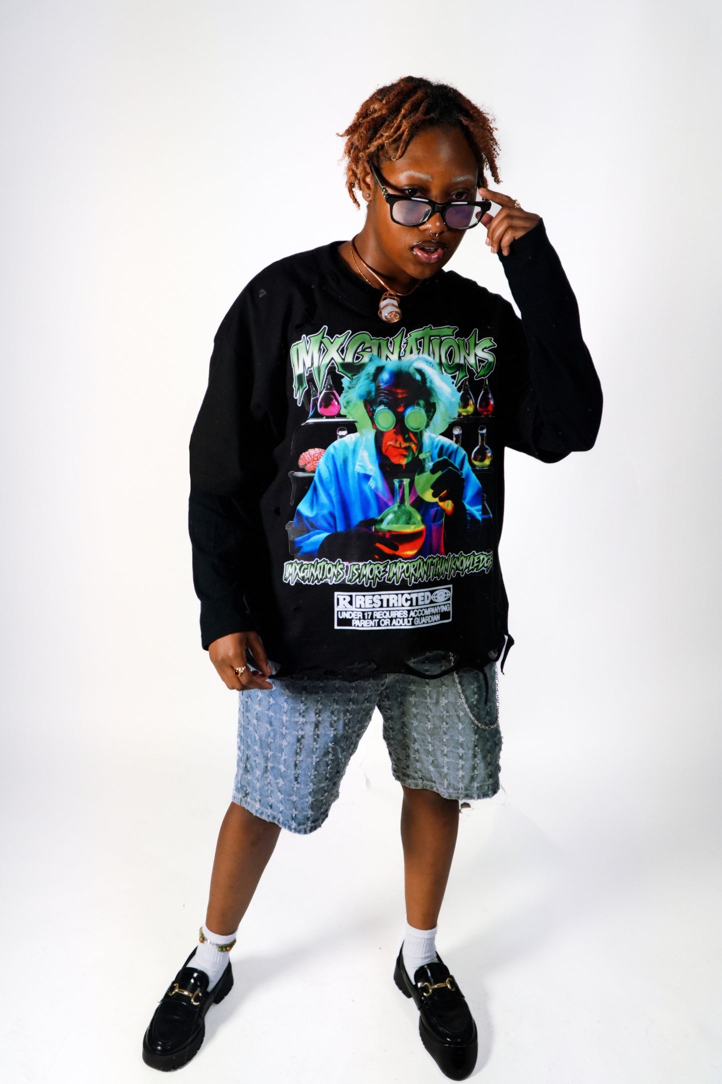 "In the lab" Oversize Tee