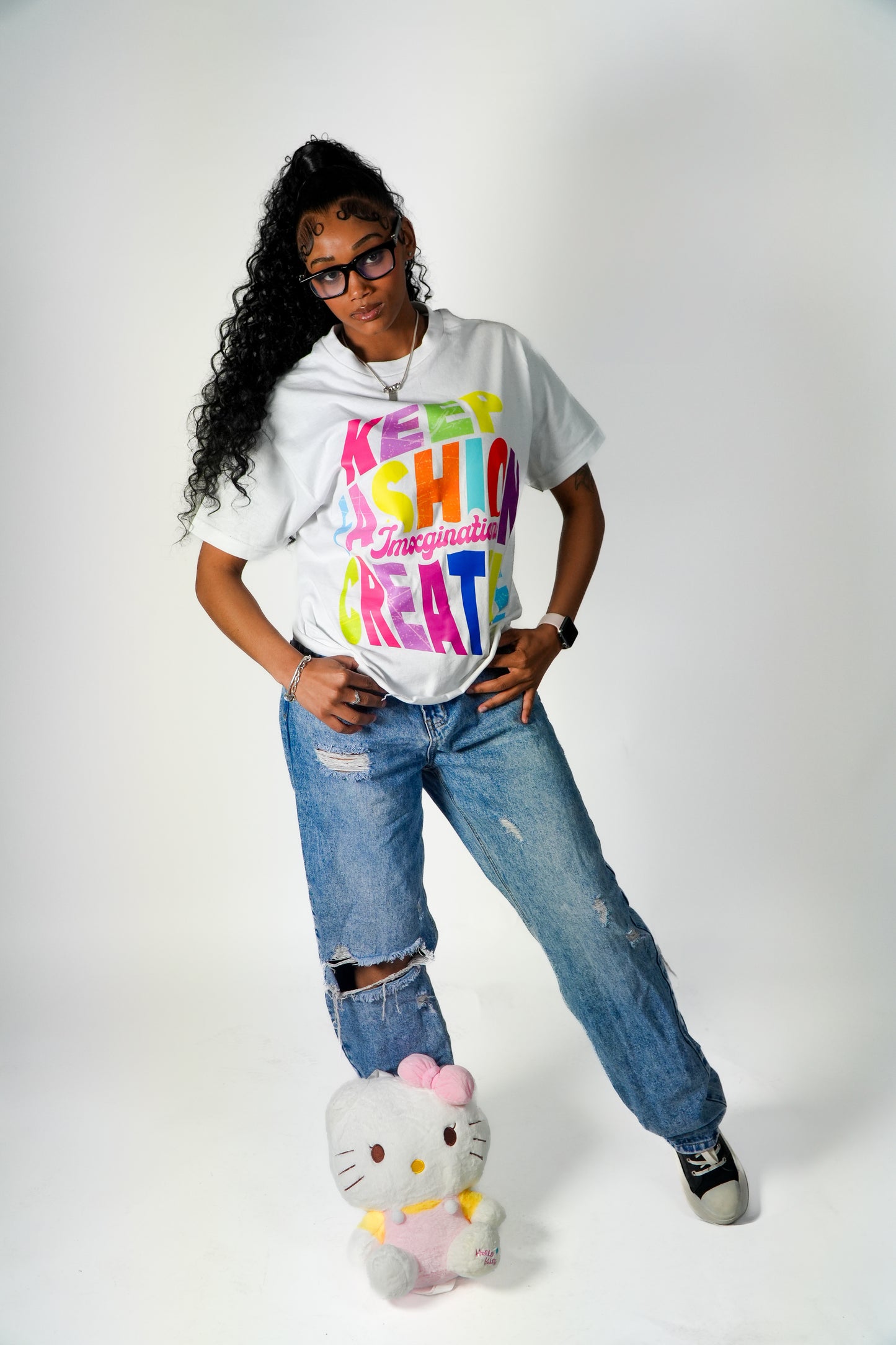 “Keep Fashion Creative” Boxy Tee