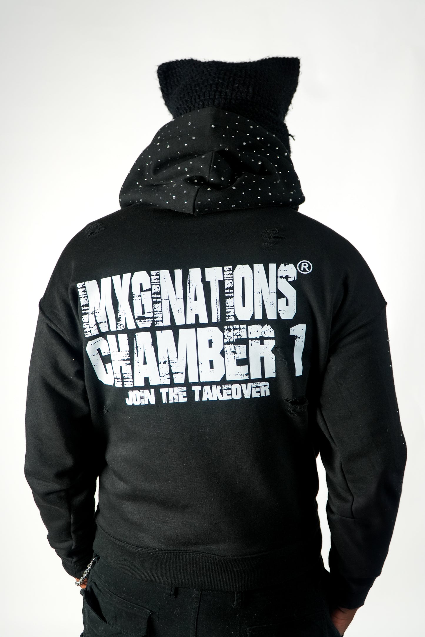 "Takeover" Rhinestone Hoodie