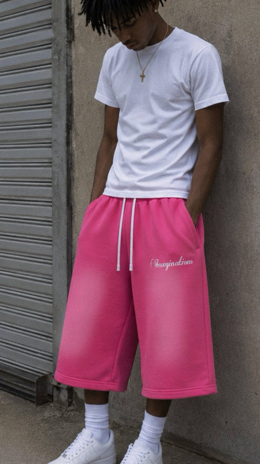 IMXGINATIONS Pink 3/4 Sweatpants