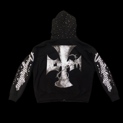 Mirror Cropped zip hoodie (PRE-ORDER)