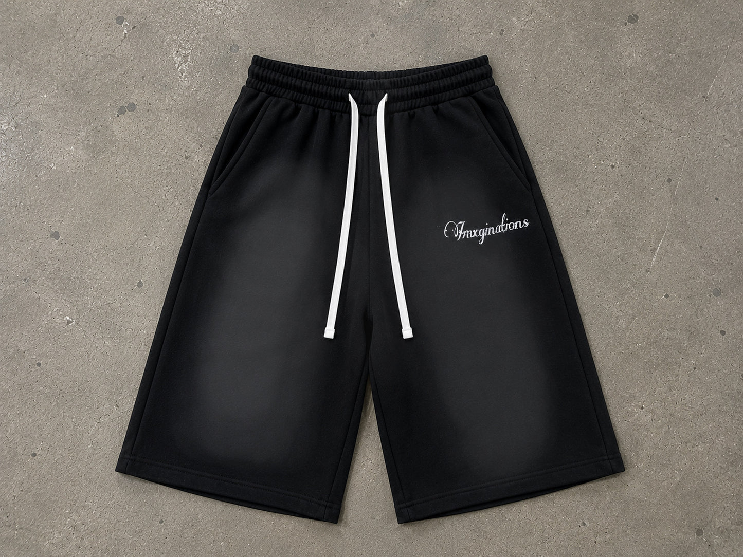 IMXGINATIONS Black 3/4 Shorts (PRE-ORDER)