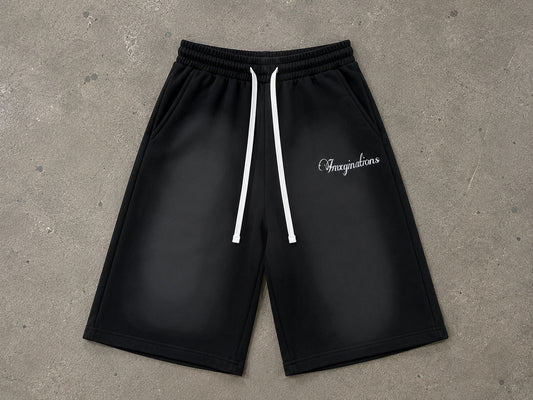IMXGINATIONS Black 3/4 Shorts (PRE-ORDER)