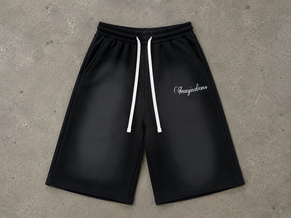 IMXGINATIONS Black 3/4 Shorts (PRE-ORDER)