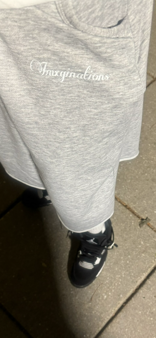 IMXGINATIONS Gray 3/4 Shorts (PRE-ORDER)