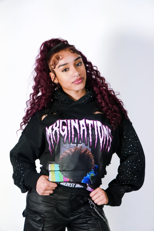 "Takeover" Rhinestone Hoodie