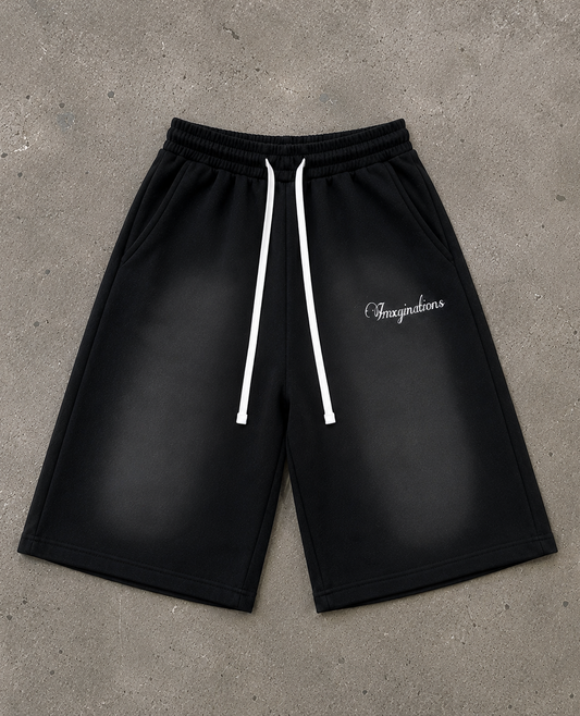 IMXGINATIONS Black 3/4 Shorts