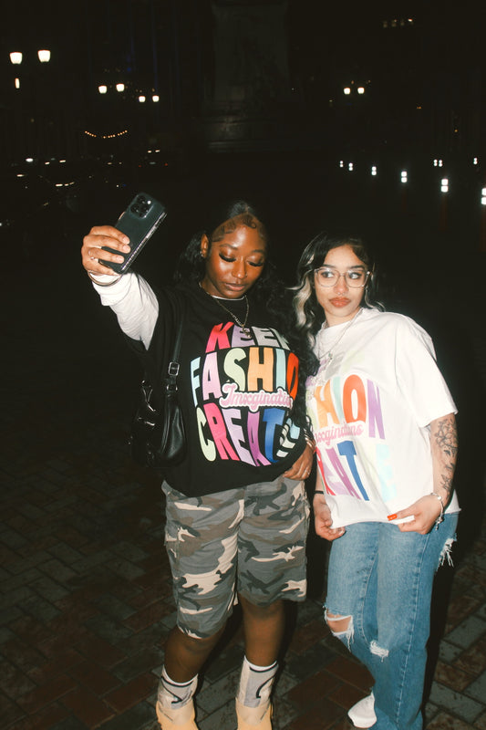 “Keep Fashion Creative” Boxy Tee